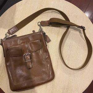 Brown Vintage coach crossbody bag